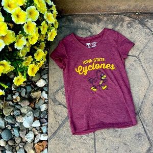 Iowa cyclones girls shirt 50% cotton